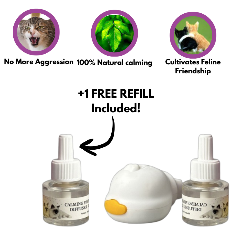 Calm Your Cat Fast  Vet-Recommended PeacePaw™ Diffuser Kit