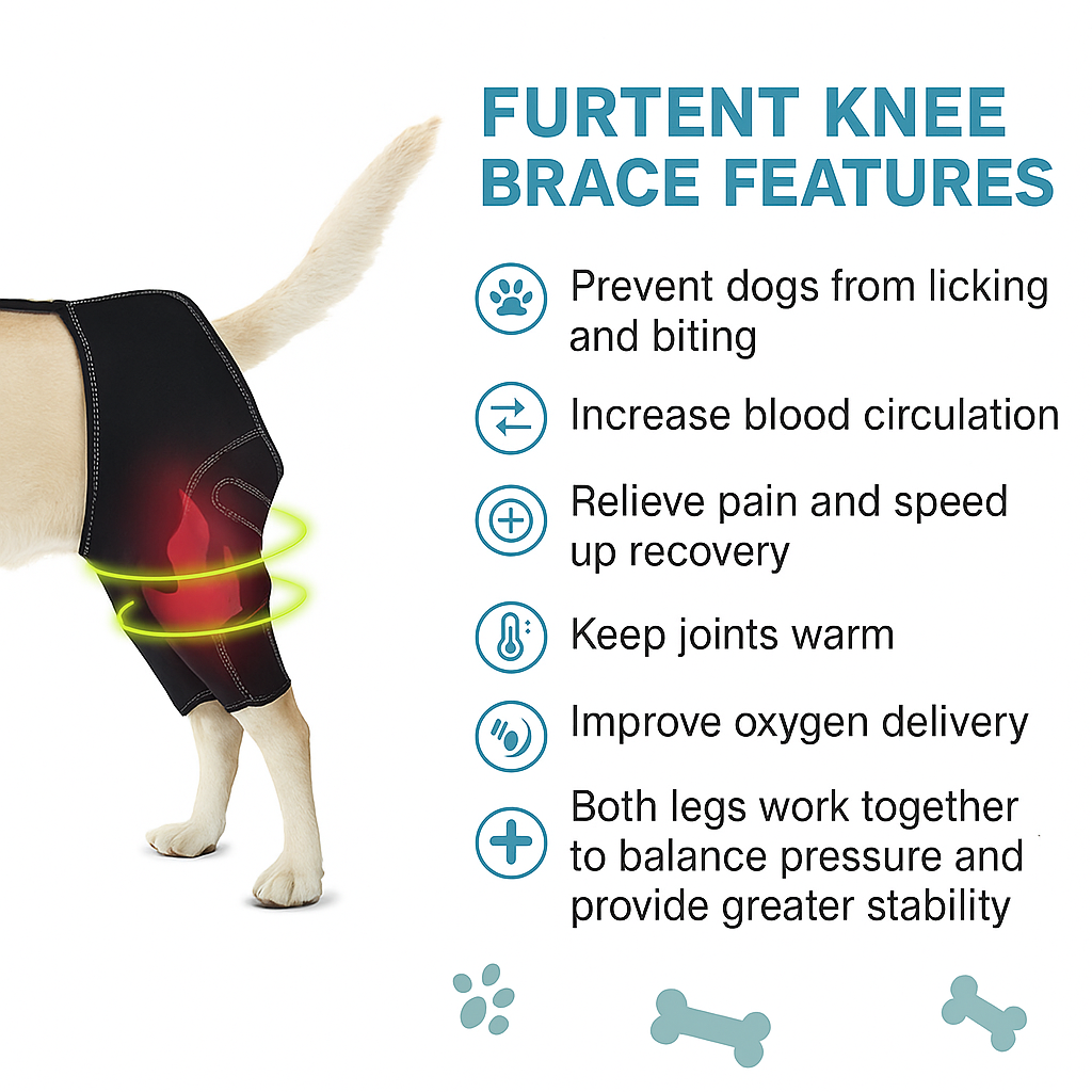PawSupport™ Dual Dog Knee Brace