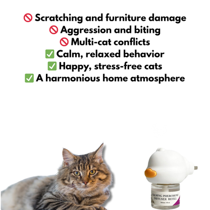 Calm Your Cat Fast  Vet-Recommended PeacePaw™ Diffuser Kit